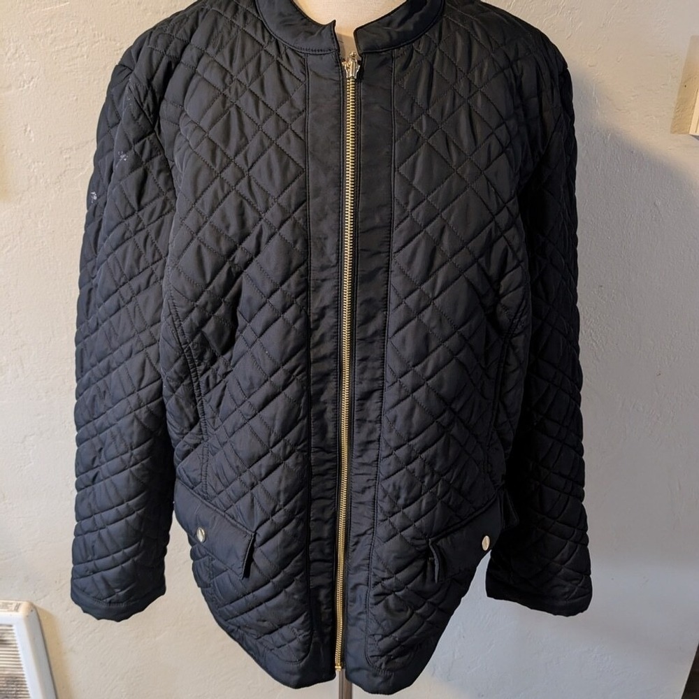 Black Quilted‎ Jacket